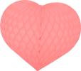 Heart Decoration 18 Inch Pink (12 pcs)